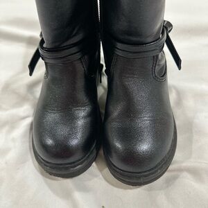 jumping beans Black Kids Mid-Calf Buckle Boots